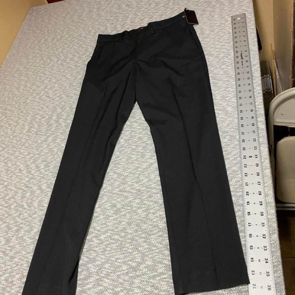Axist‎ black dress pants NWT $68 stretch slim fit men 30W/30L. SKU-B333#trousers